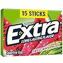 WRIGLEYS EXTRA FRUIT SENSATIONS SWEET WATERMELON CHEWING GUM SUGAR FREE STICK RP 15 CT