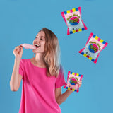 36-Pack Cotton Candy 1oz Bags Blue and Pink Swirl Party Flavors Supplies Birthday Treats for Kids, Kosher Certified, 1oz Bag (36-Pack)