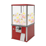 25-Cent Commercial Vending Machine - 10.63in High-Capacity Gacha Machine, Dispenses 200+ Capsules/Candy, Compatible with 1.77-1.97in, Lock & Keys