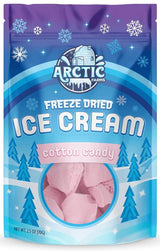 Arctic Farms Freeze Dried Ice Cream Bits Bagged and Boxed - Does Not Melt (Cotton Candy Pink)