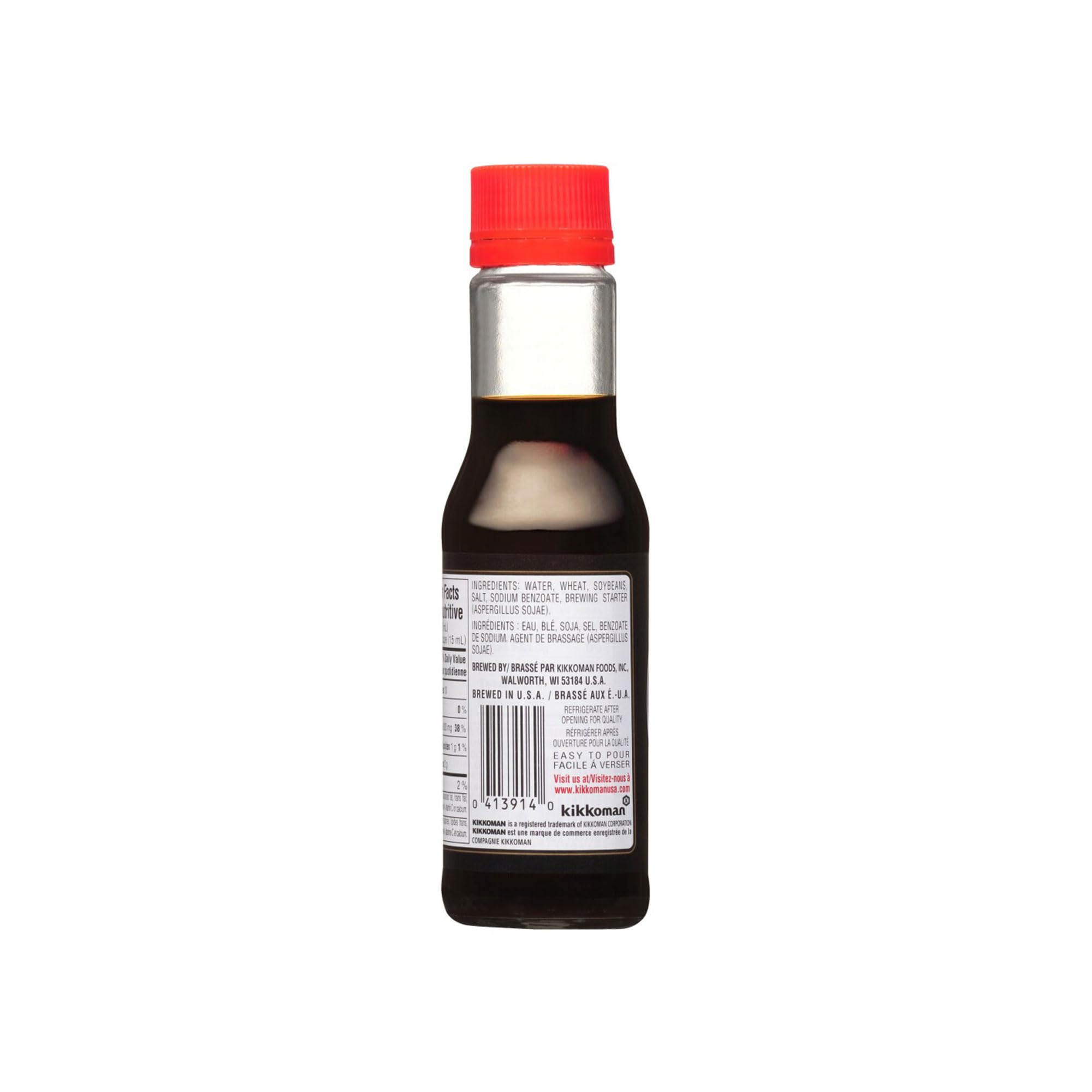 Kikkoman Naturally Brewed Soy Sauce, 5 Ounce (Pack of 3)
