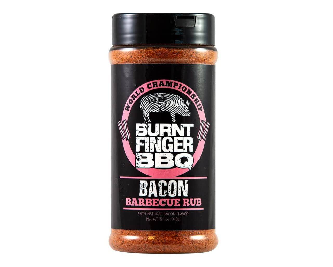 Burnt Finger BBQ - Bacon Barbecue Rub - Large 12.1 oz