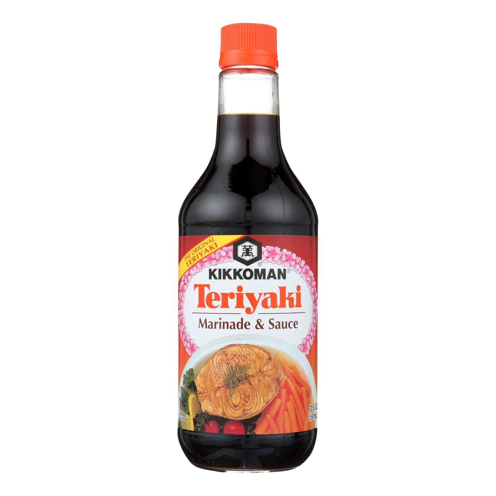 Kikkoman Teriyaki Marinade & Sauce 20 oz (Pack of 12)