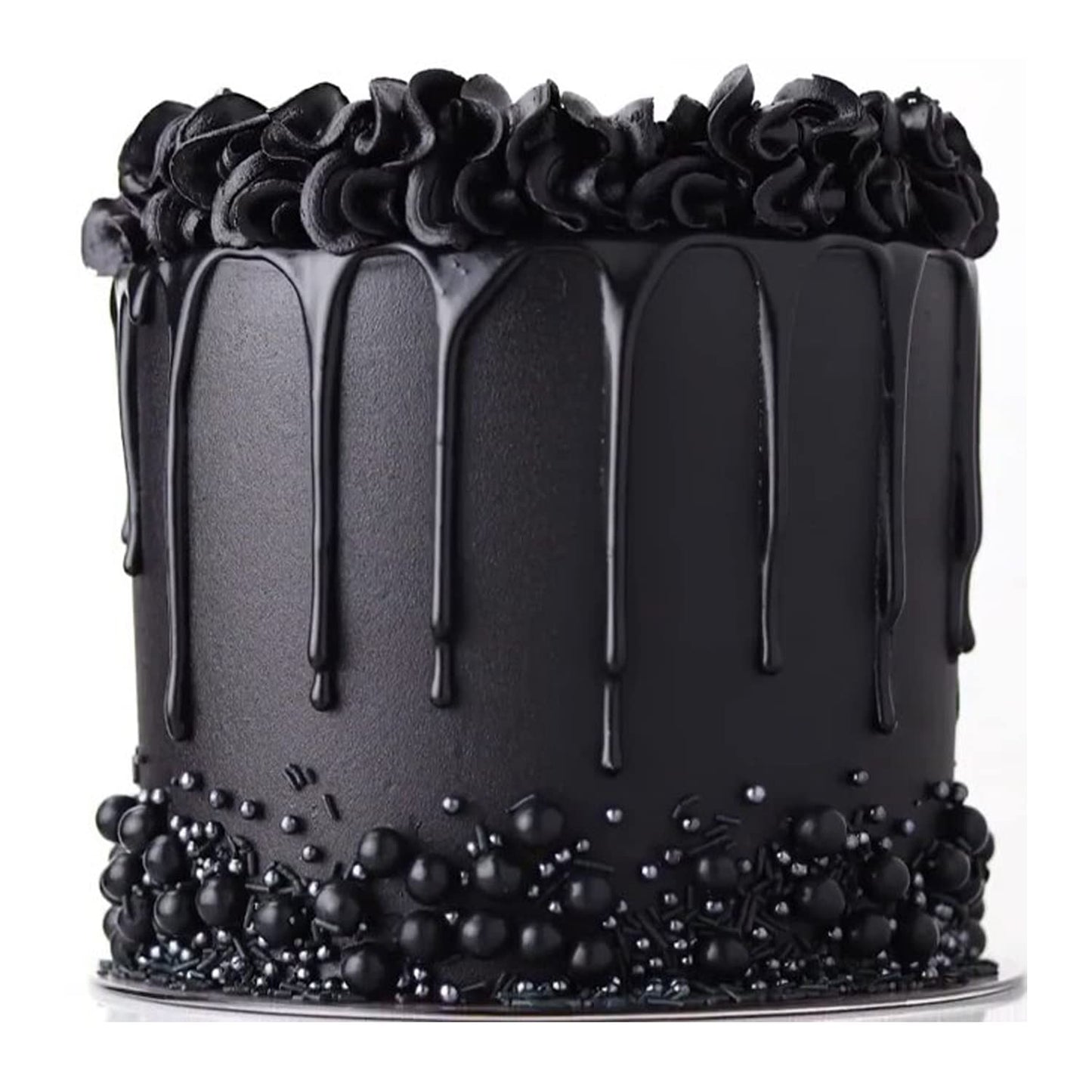 Black Sprinkles Edible Pearls Sugar Black Candy 4.2oz Idea Desserts Sprinkles Cake Decorations Cupcake Toppers Cookie Decorating Ice Cream Toppings