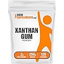 BulkSupplements.com Xanthan Gum Powder - Xanthan Gum Thickener, Xanthan Gum for Baking - Xanthan Gum Gluten Free, Food Grade, 2g per Serving, 250g