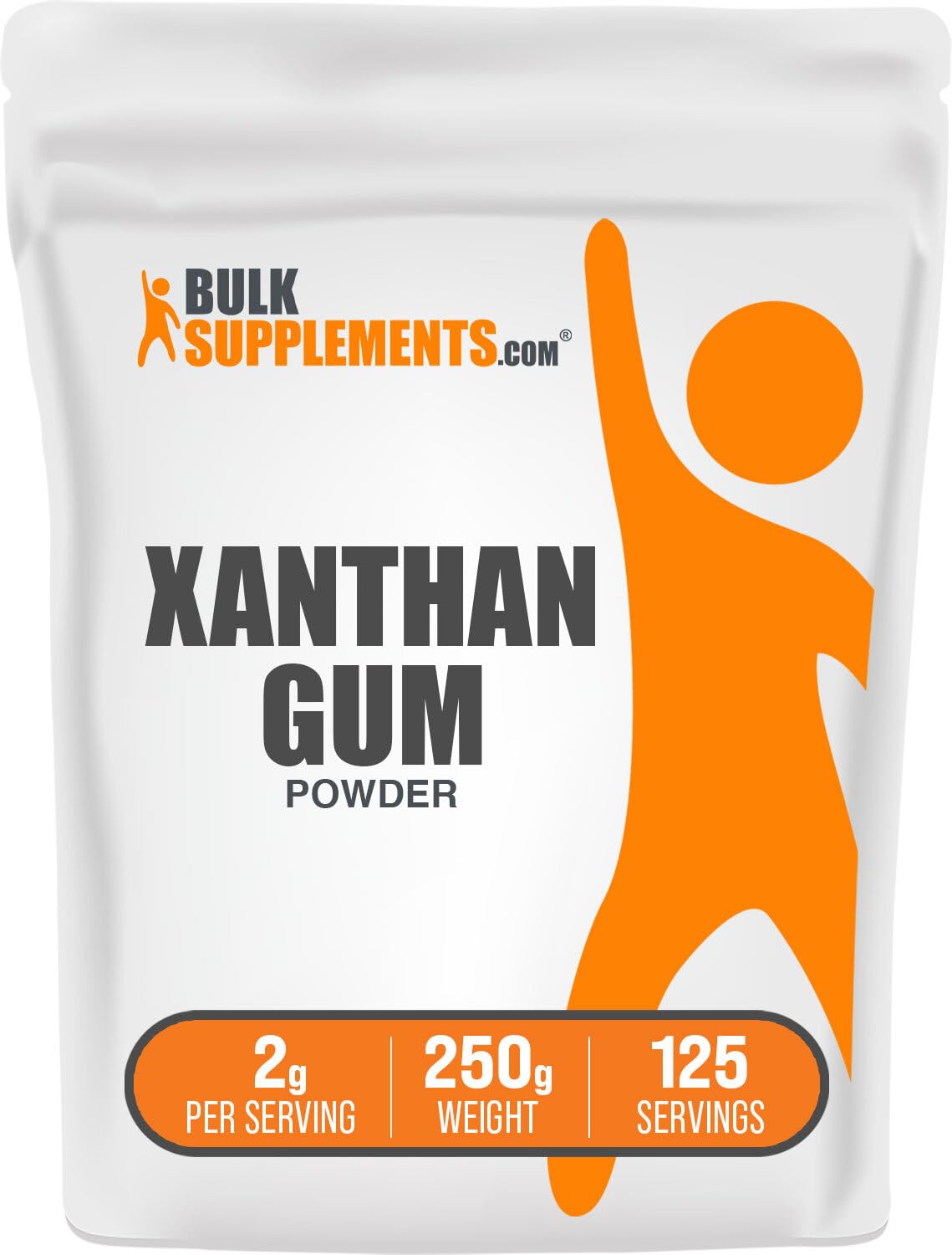 BulkSupplements.com Xanthan Gum Powder - Xanthan Gum Thickener, Xanthan Gum for Baking - Xanthan Gum Gluten Free, Food Grade, 2g per Serving, 250g