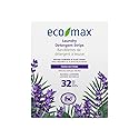 Eco-Max Laundry Detergent Strips - Tough on Stains, Plant Based Detergents (Lavender) 32 Load