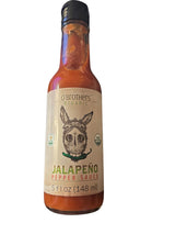 O BROTHERS Organic Jalapeno Pepper Sauce, 5 OZ