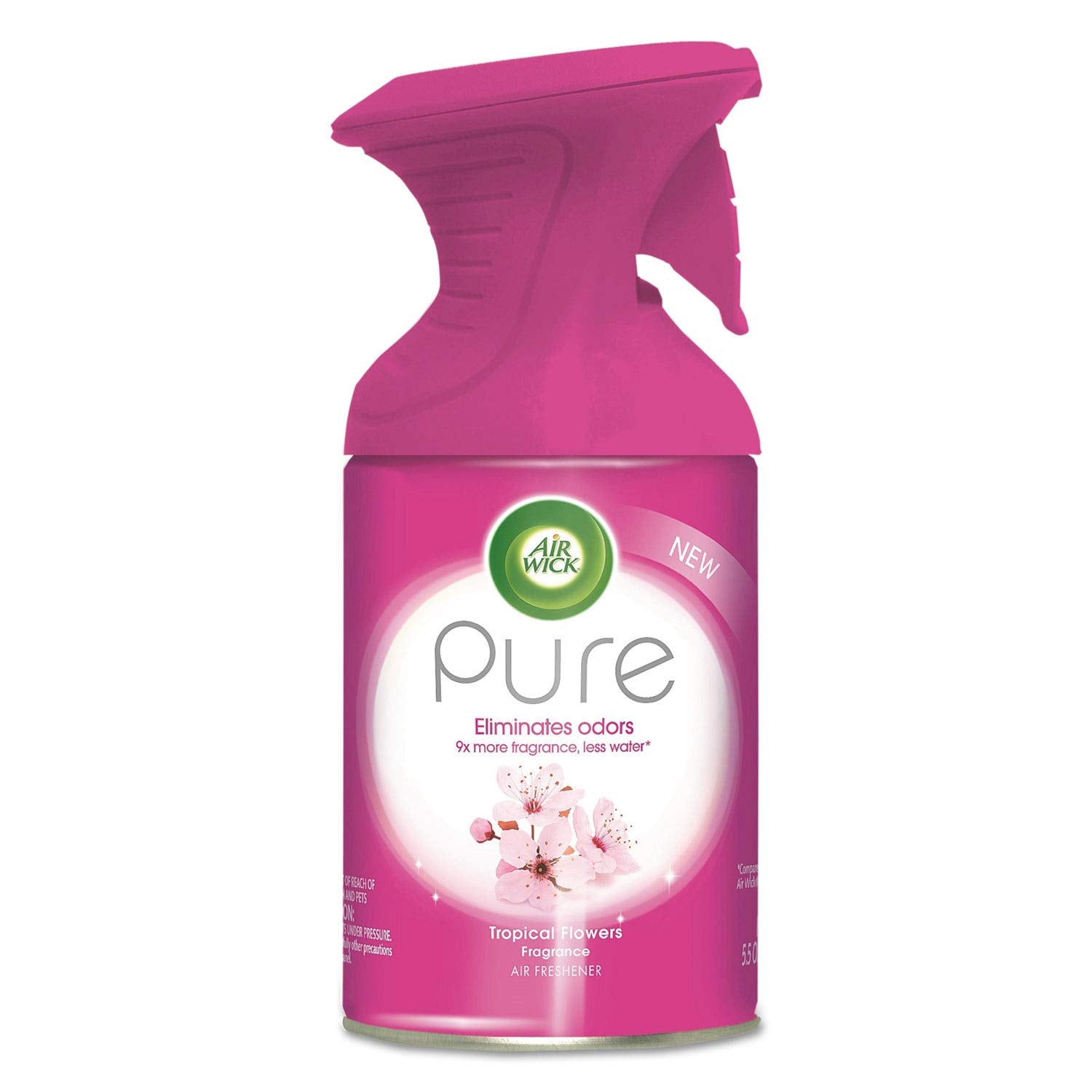 Air Wick Pure Air Freshener Spray, Tropical Flowers, 5.5oz