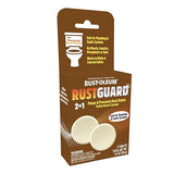 Rust-Oleum RustGuard Rust Stain Remover | Heavy-Duty Iron Stain Remover & Toilet Bowl Cleaner For White & Colored Toilets | 2 Tablet Box
