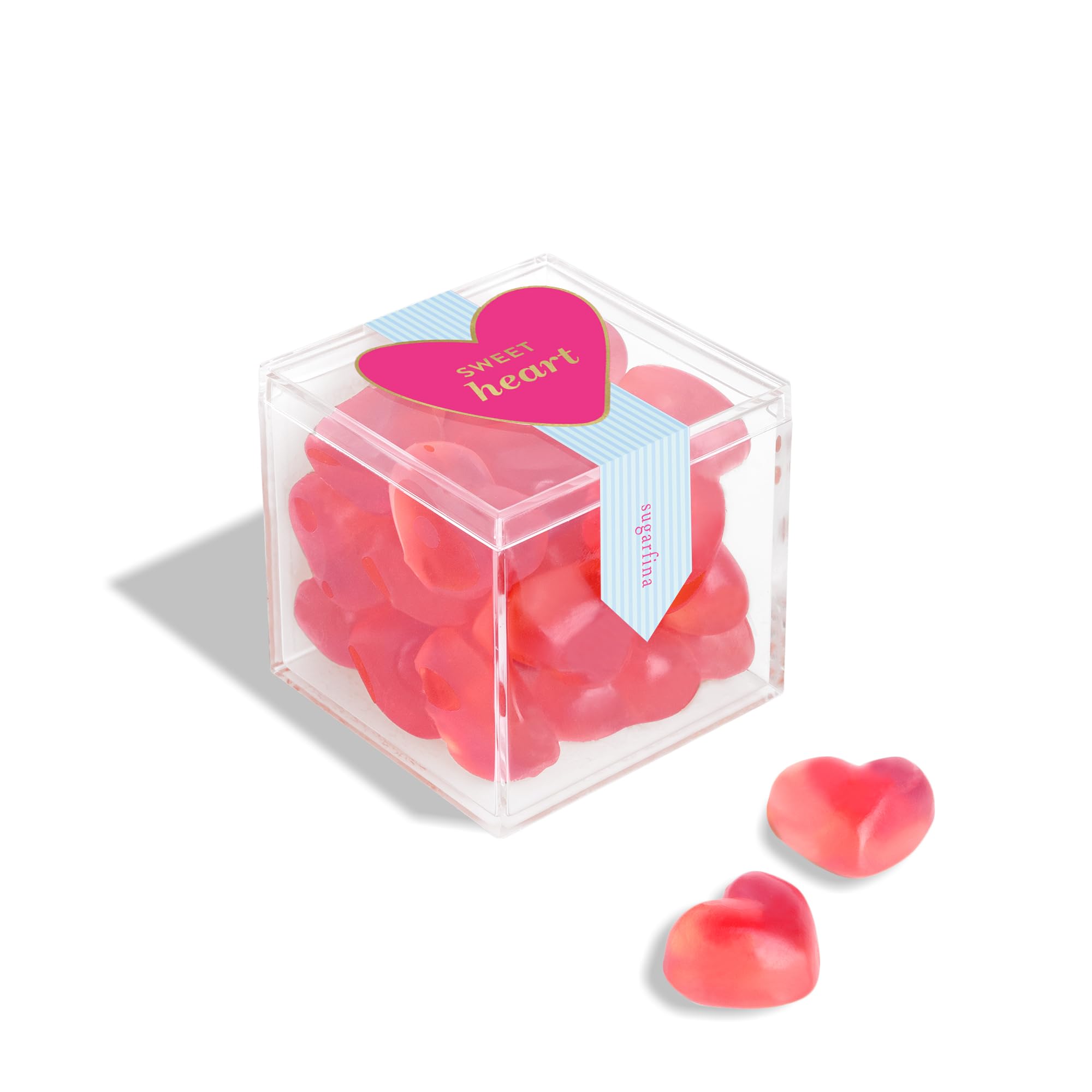 Sugarfina Heart 2 Piece Candy Bento Box | Strawberry Hearts, Sugar Lips