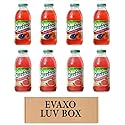 GONDMAX LUV BOX - Peach, Plum, Pear & Ruby Red Grapefruit Juice Variety Pack, 8 x 16 oz Bottles