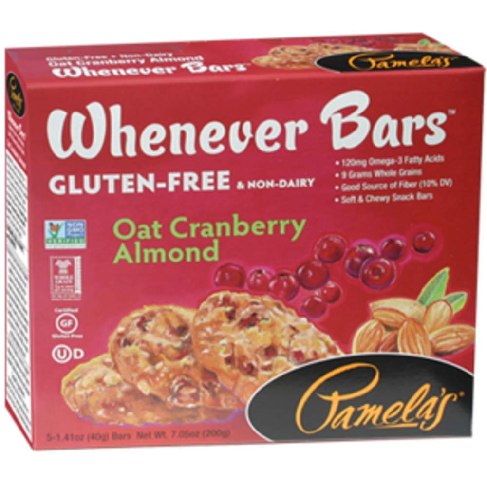 Pamela's Products Bars - Oat Cranberry Almond - 1.4 oz - 5 ct by Pamela's Products
