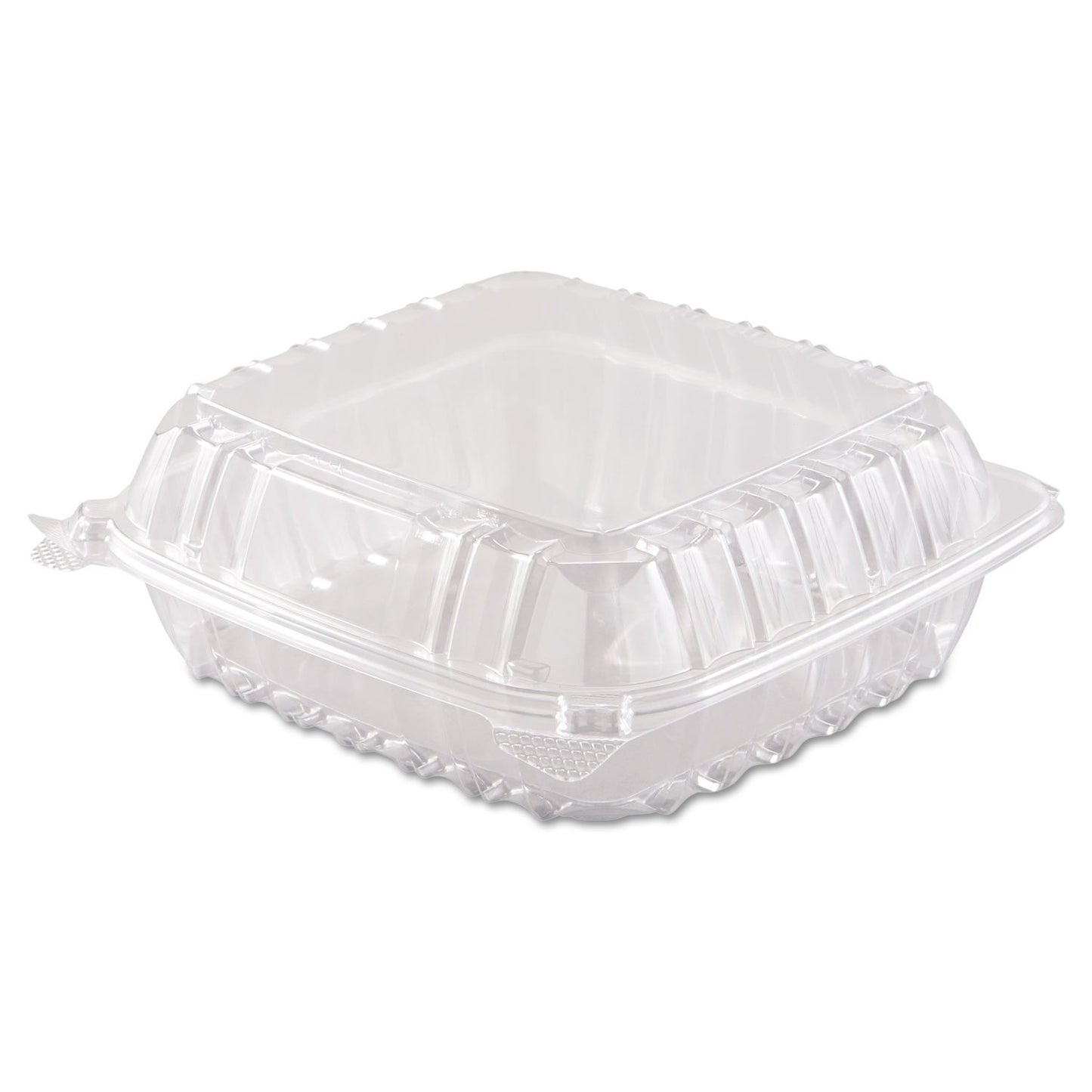 DCCC57PST1 - Clearseal Plastic Sandwich Hinged Container, 6 X 5-4/5 X 3, Clear, 125/pack