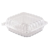 DCCC57PST1 - Clearseal Plastic Sandwich Hinged Container, 6 X 5-4/5 X 3, Clear, 125/pack