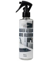 FLITZ Kitchen & Bath Matte Cleaner - 8oz of USA-Made Non-Abrasive Matte Black Cleaner - Removes Light Grease, Smudges, and Water Spots - Water-Based