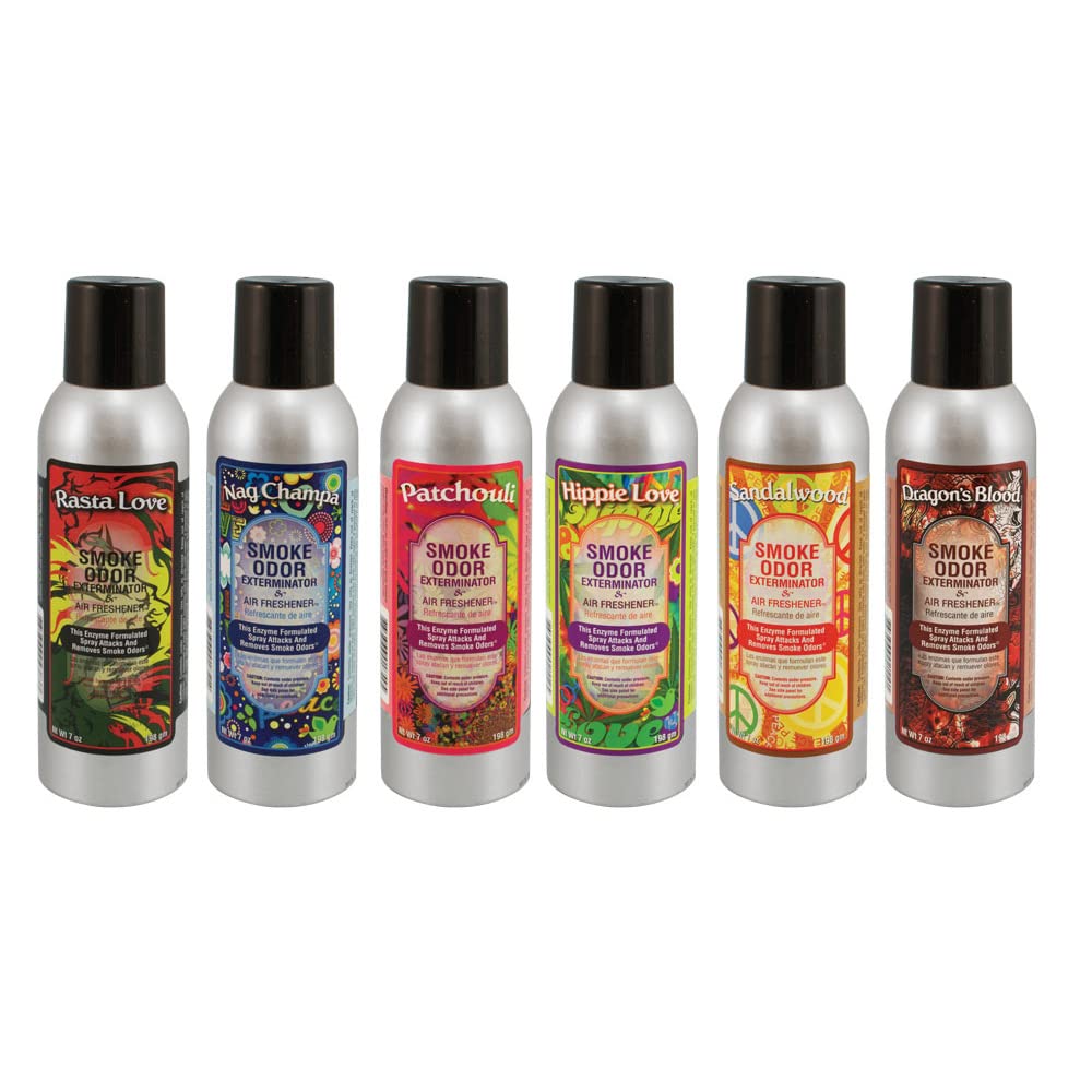12pc Display - Smoke Odor Exterminator Spray - 7oz / Retro Mix