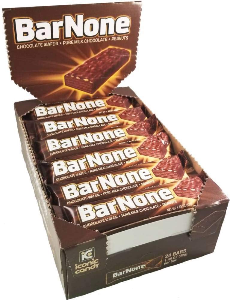 BarNone Chocolate Bar | Chocolate Wafer - Pure Milk Chocolate - Peanuts | A Chocolate Lover’s Candy Bar | BarNone Chocolate Bar Brought To You By
