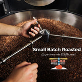 Sleepy Bear Michigan Blueberry Ground Coffee - Flavored Light Roast Arabica Fruit-Flavored Coffee with Real Blueberry Taste No Sugar Added 16oz