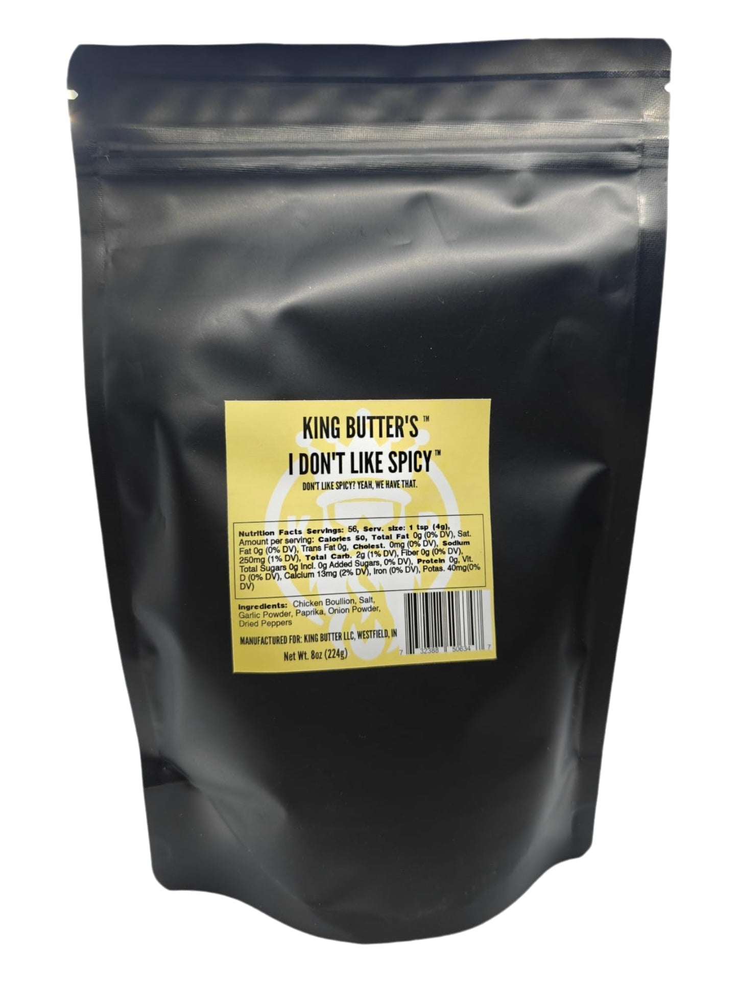 King Butter I Don't Like Spicy - Bold Savory Chicken Seasoning | Flavor-First Spice Blend with Zero Heat | Everyday Seasoning for Chicken, Soups