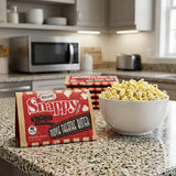 Snappy Movie Theater Butter Microwave Popcorn, 3.5 oz Large Bags, 48 Pack, Non-GMO, Whole Grain