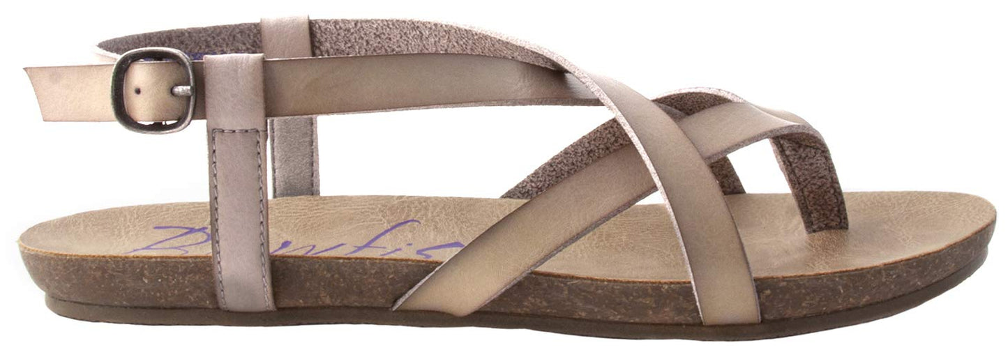 Blowfish Women's Granola Fisherman's Sandal, Mushroom Dyecut PU, 10 M US