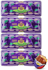CADBURY Mini Creme Eggs 48 Milk Chocolate Eggs with Soft Fondant Center, Individually Wrapped Easter Candy Bulk Pack - 4 Trays (12 Count Each Tray)