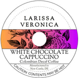 White Chocolate Cappuccino Colombian Decaf Coffee (Single Serve K-Cup Pods) (Gourmet, Naturally Flavored, Whole Coffee Beans) (12 pods, ZIN: 578108)