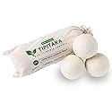 Tipitaka Laundry Wool Dryer Balls | Natural Fabric Softener - Reusable, Eco-Friendly, Reduces Drying Time - Wool Balls Replaces Dryer Sheets - 3 XL