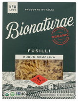 Organic Pasta Fusilli, 16 Oz - 12 Per Case.