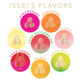 ISSEI Strawberry Mochi Gummies Chewy Candy | Pillowy Soft | Dye-Free with Colors from Natural Sources | Gelatin-Free | Plant-Based | Non-GMO | Award