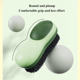 Two-Sided Laundry Stain Remover Brush, Soft Bristle for Scrubbing Out Tough Stains on Wool Cashmere Delicate Fabrics Knits Cotton Leather, Easy