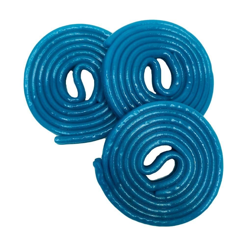 Blue Raspberry Licorice Wheels 4.4 LB - Broadway on Wheels Candy - One Bulk Bag