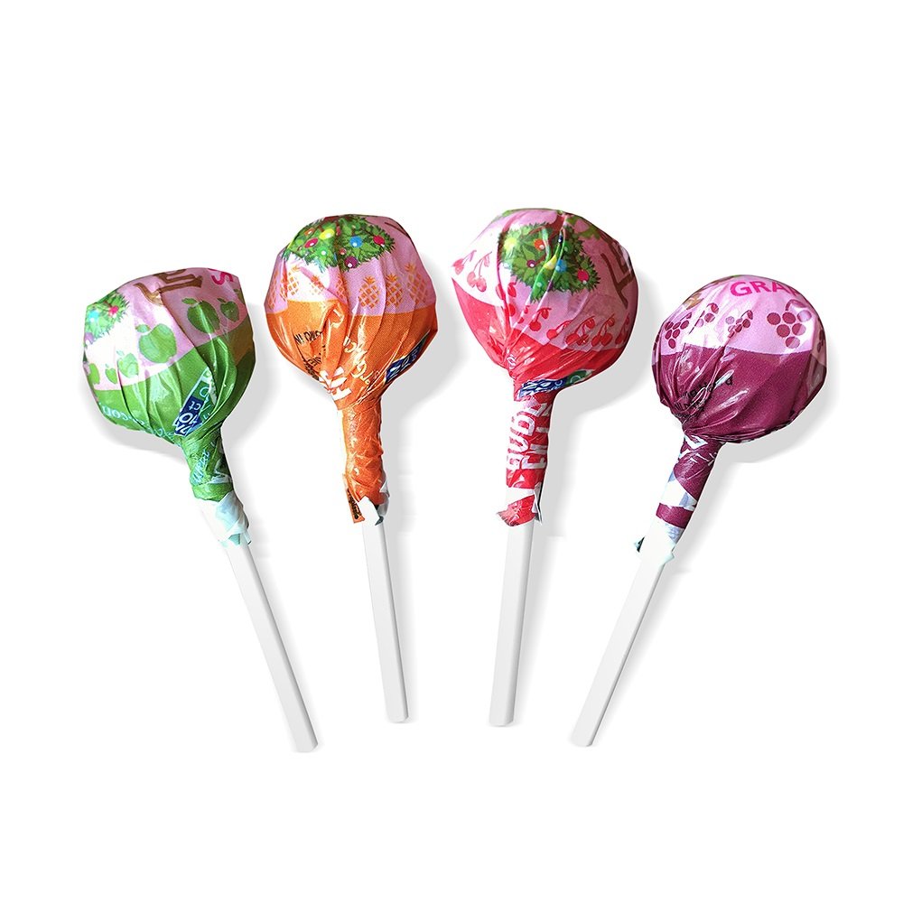 Tree Hugger Bubble Gum Filled Pops Display Box, Great for Big Fun, 48 Count