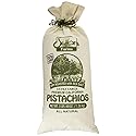 Setton Farms Pistachios, Dry Roasted and Salted Pistachios, Extra Large Premium California Pistachios, In Shell Pistachios, 3lb Burlap Gift Bag, 48