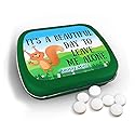 It's A Beautiful Day To Leave Me Alone Mints - Wintergreen Breath Mints - Novelty Candy Gift for Women - Hinged Collectible Tin of Sugar-Free Candy