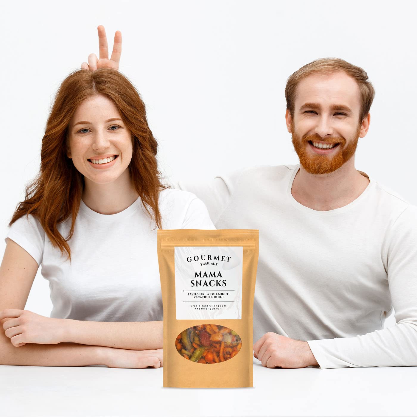Mama Snacks Spicy Trail Mix - Gourmet Snack Blend Kepperton Crunchy Funny White Elephant Gag Gifts for Mom Friends Womens Secret Santa