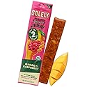 SOLELY - Organic Mango Raspberry Fruit Jerky - 1 Individually Wrapped Fruit Strip - Fruit Leather - Healthy Snacks for Adults & Kids - Non GMO, Vegan
