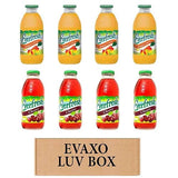 LUV BOX- variety Everfresh Juice 16 oz. pack of 8, Everfresh Mango Carrot, Everfresh Cherry. by evaxo