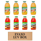 LUV BOX- variety Everfresh Juice 16 oz. pack of 8, Everfresh Mango Carrot, Everfresh Cherry. by evaxo