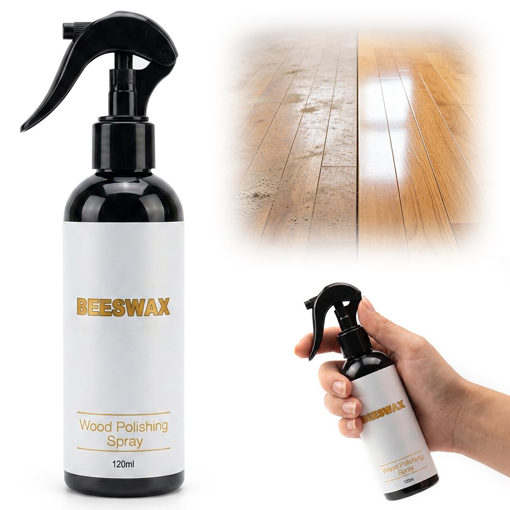 AprYew Beeswax Wood Polish Spray, 2026 New Bee Wax Furniture Polish and Cleaner Natural Wood Polish Spray for Living Rooms,Kitchens,Wood Furniture