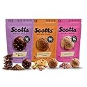 Scott's Protein Balls - 3 Flavor Variety Pack - Plant Based High Protein Snack - Gluten Free, Dairy Free, Non-GMO, Healthy Snack for Adults & Kids