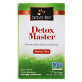 Bravo Tea Triple Detox Herbal Tea Caffeine Free, 20 Tea Bags
