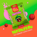 Vero Picamelon - Watermelon Flavored Chewy Gummy Treats Coated in Chili Powder 100 Pieces (Net Wt. 1 Lb, 5,15 Ounces) - Individually Wrapped Mexican