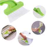 8 Pcs Hand-held Groove Gap Cleaning Tools,Door Window Track Cleaning Tools Groove Corner Crevice Cleaning Brushes for Sliding Door/Tile
