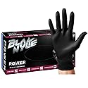 SAFEKO Large Blak Nyle Gloves (100 Count/Box)