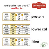 Pastabilities Ruffles Pasta Variety Pack - Low Calorie, High Fiber & High Protein Pasta - (2 Packs Each), Plant Based, Non GMO Certified with 22g