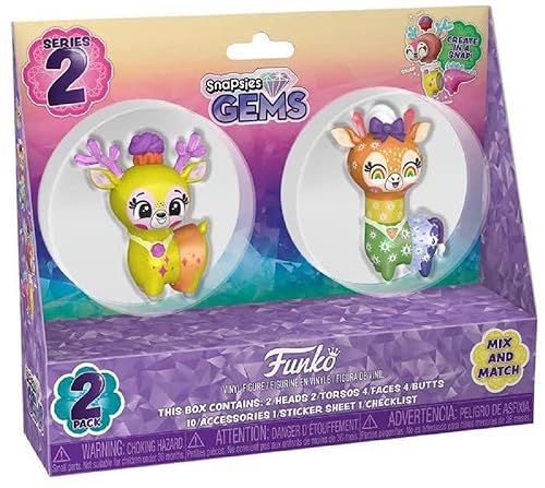 Funko Snapsies: W3 Gems-2PK(Easter) Lemon&Rainbow