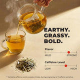 Gya Tea Co Yerba Mate Tea Bags (100 Bags) - Medium Caffeine Unsmoked Yerba Mate Leaves for Energy & Mental Clarity, Coffee Alternative - Non-GMO