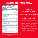 Yo Mama's Foods Keto Spicy Ketchup - Pack of (4) - No Sugar Added, Low Carb, Vegan, Gluten Free, Paleo Friendly, and Made with Whole Non-GMO Tomatoes!